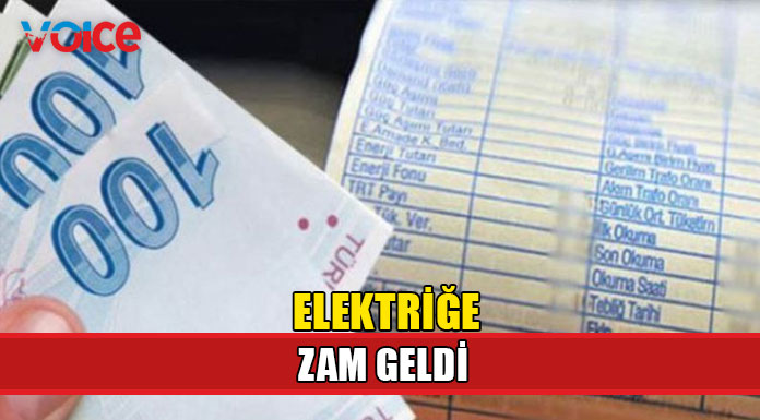 Elektrik ücretlerine zam!