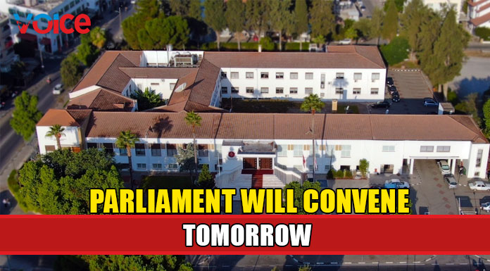 Parliament will convene tomorrow