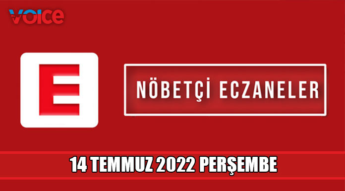Nöbetçi eczaneler (14 Temmuz 2022)