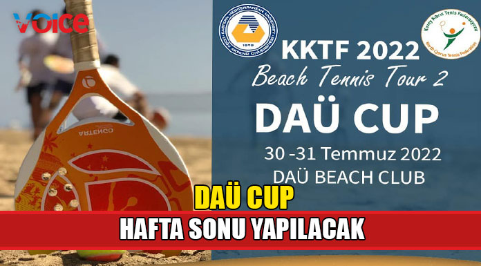"DAÜ Cup" 2 gün sürecek