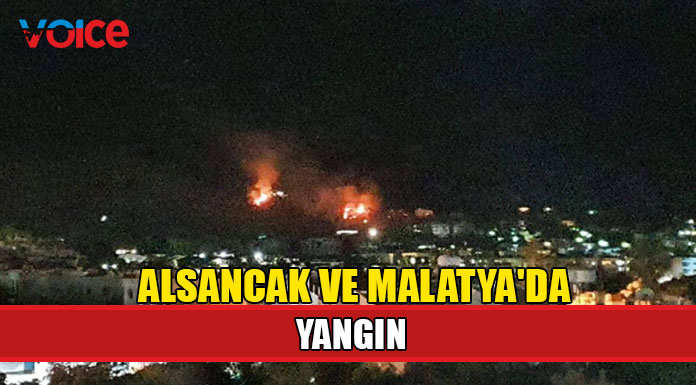 250 metrekarelik alan yandı