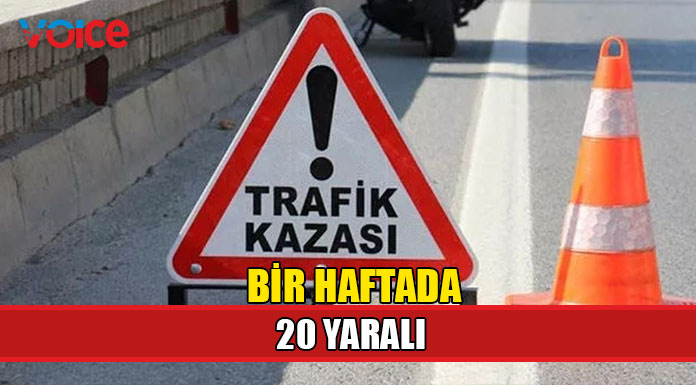 KKTC’de bir haftada 63 trafik kazası