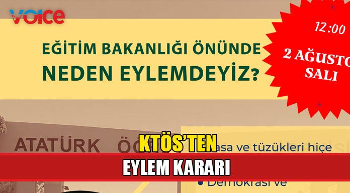 KTÖS Milli Eğitim Bakanlığı önünde eylem yapacak