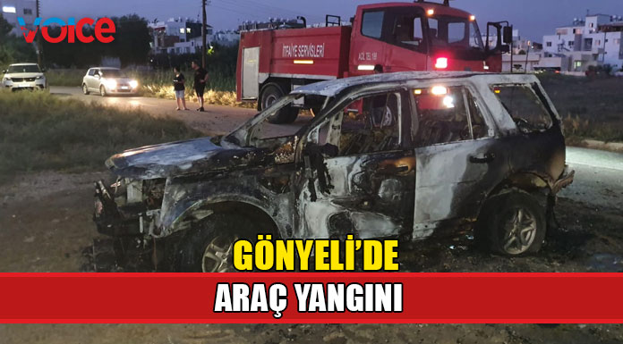 Yangın sonucu araç kullanılmaz hale geldi!