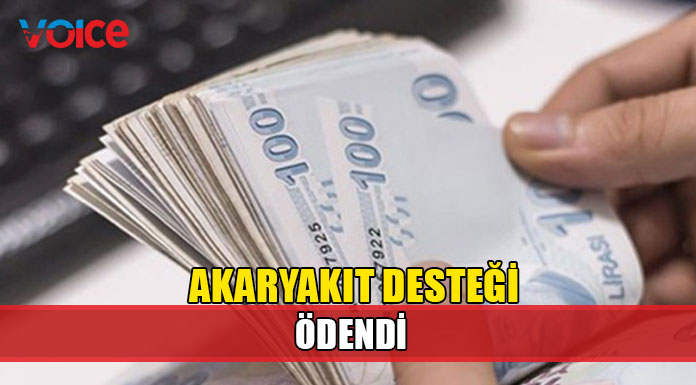 8 bin 908 üreticiye akaryakıt desteği ödendi