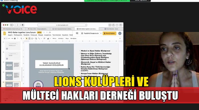 Lionslar MHD ile sanal söyleşi gerçekleştirdi