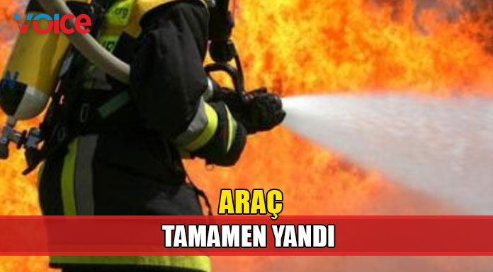 Seyir halindeki araçta yangın çıktı