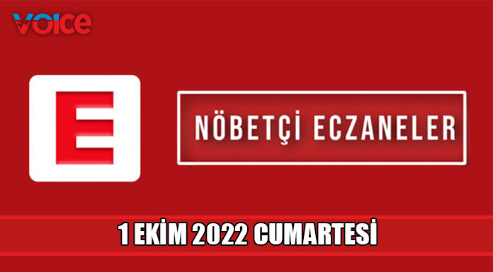 Nöbetçi eczaneler (1 Ekim 2022)