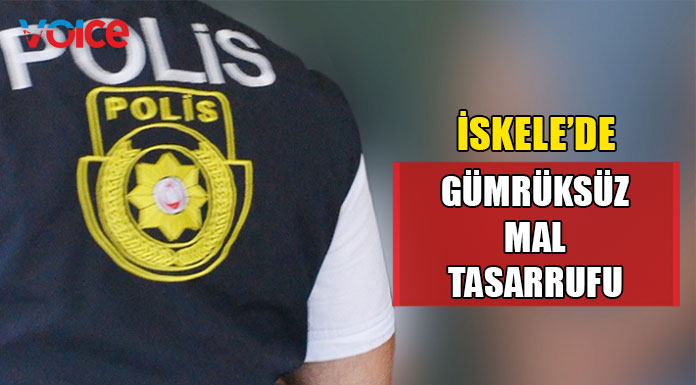 Araçta yapılan aramada gümrüksüz mal tespit edildi!