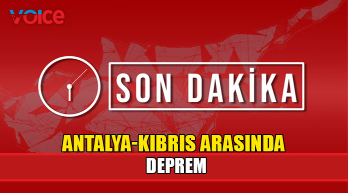 Deprem Kıbrıs'ta da hissedildi