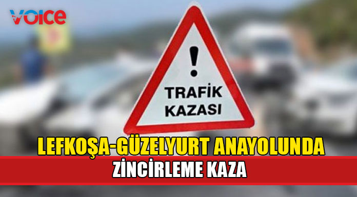 4 aracın karıştığı kazada yaralanan olmadı!
