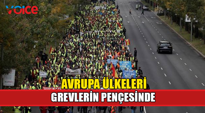 Avrupa'da grevler genişliyor