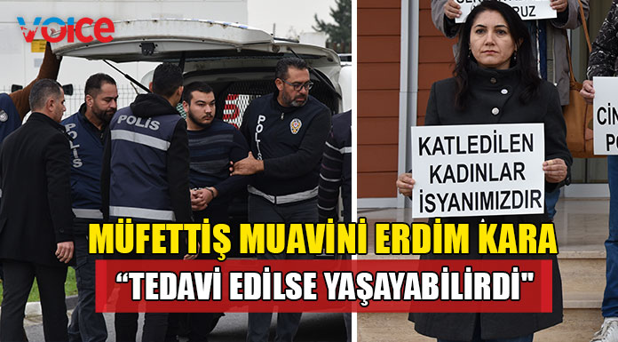 Mahkeme önünde cinayet protesto edildi