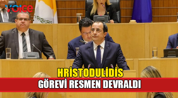 Hristodulidis, bugün yemin ederek görevi devraldı
