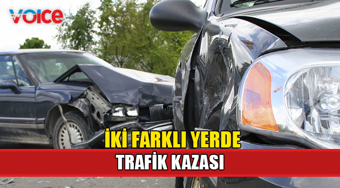 Elektrik direğine çarpan sürücü yaralandı!