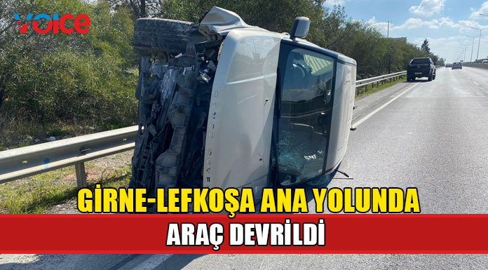 Girne - Lefkoşa anayolunda kaza!