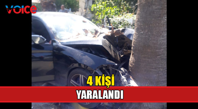 Girne'de trafik kazası!