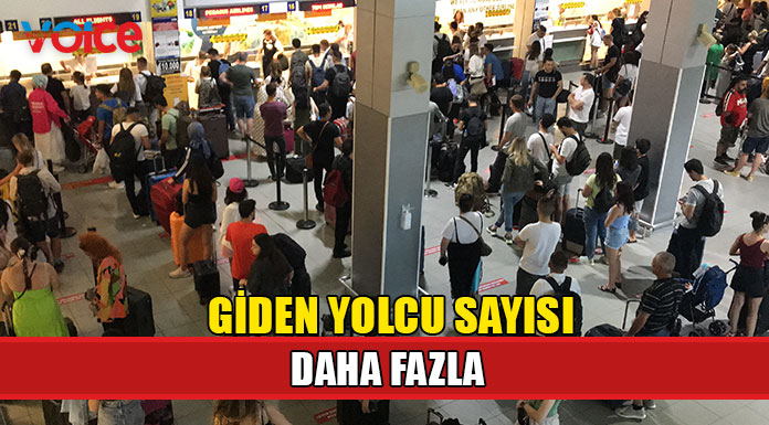 Ercan'da yoğun trafik... Bayramda 63 bin 873 yolcu