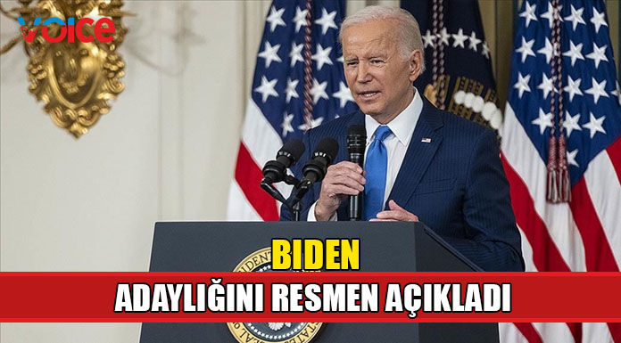 ABD Başkanı Biden, aday olacağını resmen duyurdu