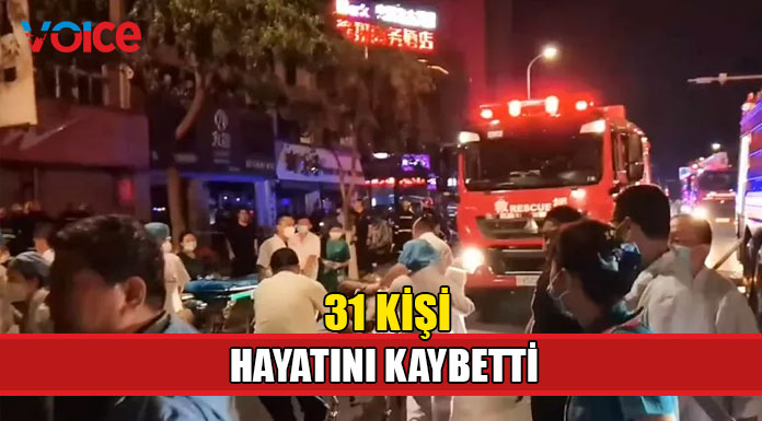 Çin'de restoranda gaz patlaması