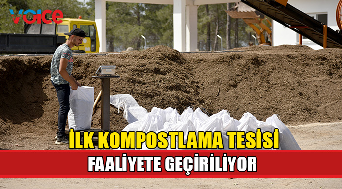 KKTC'de ilk kompostlama tesisi faaliyet geçiyor