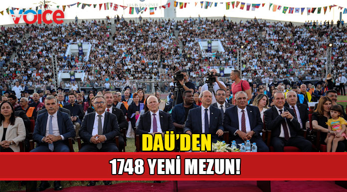 DAÜ'de 1748 lisans ve ön lisans mezunu diplomasını aldı