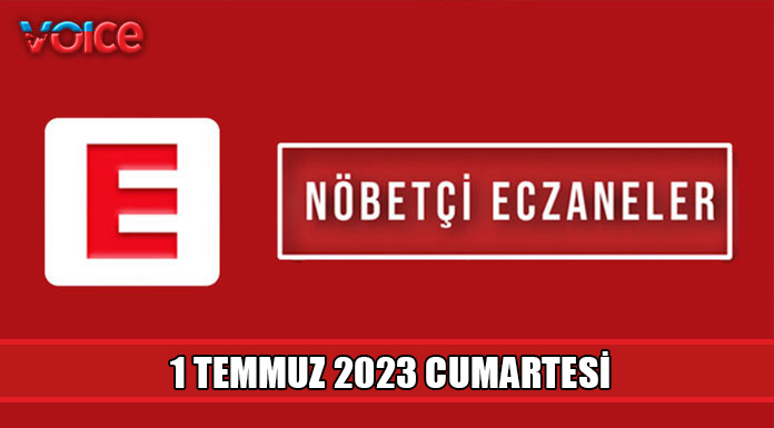 Nöbetçi eczaneler (1 Temmuz 2023)
