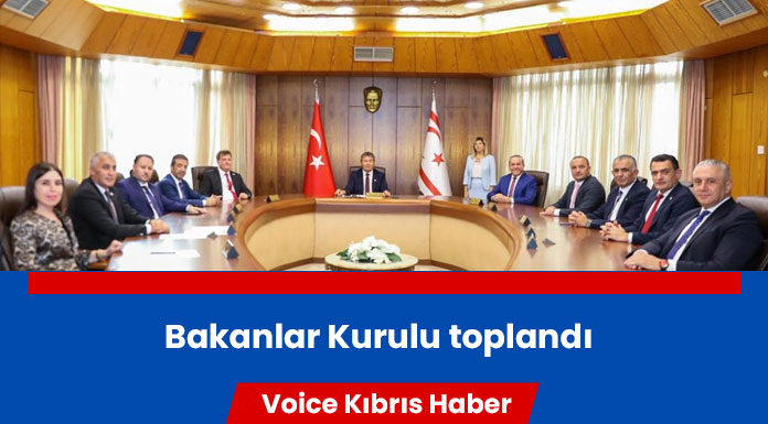 Bakanlar Kurulu toplandı
