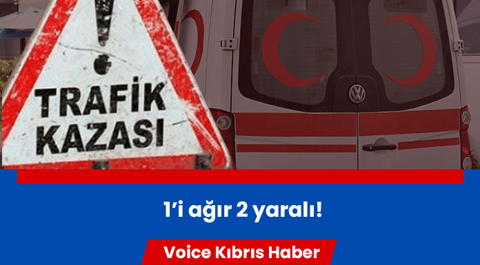 Girne ve Lefkoşa’da trafik kazası... 2 yaralı!