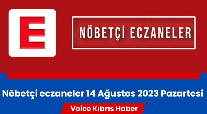 Nöbetçi eczaneler (14 Ağustos 2023)