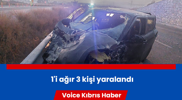 Lefkoşa'da 2 trafik kazası!