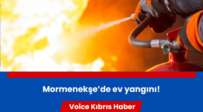 Mormenekşe’de ev yangını!