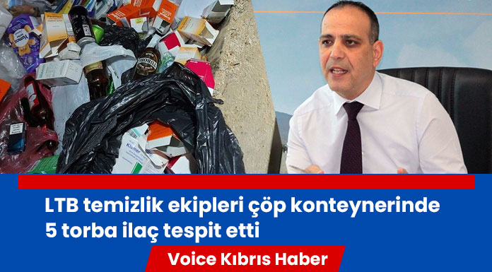 Çöp konteynerinde 5 torba ilaç tespit edildi