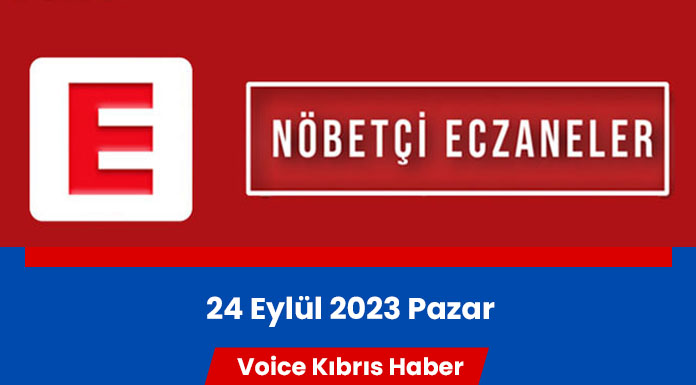 Nöbetçi eczaneler (24 Eylül 2023)