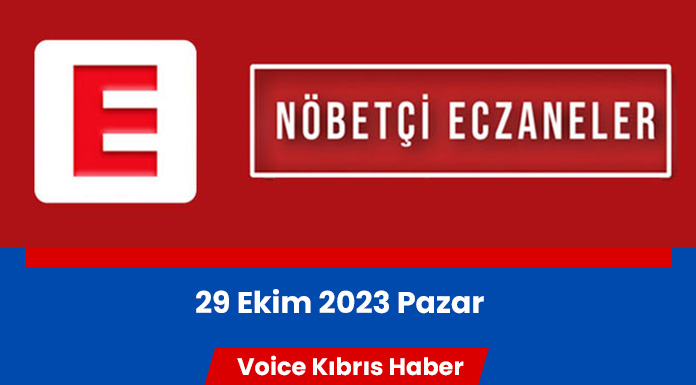 Nöbetçi eczaneler (29 Ekim 2023)