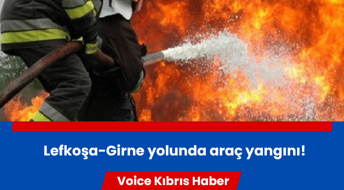 Tatlısu'da arazi yangını