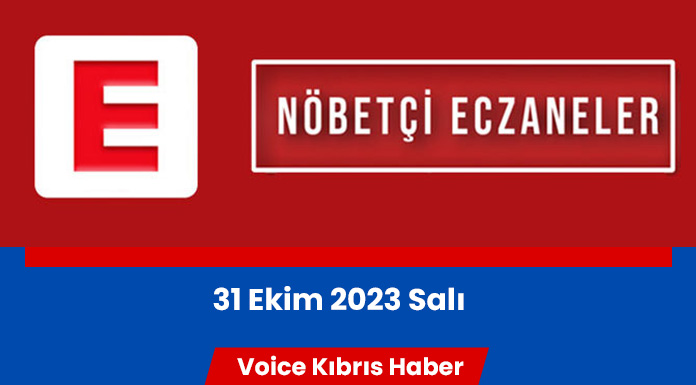 Nöbetçi eczaneler (31 Ekim 2023)