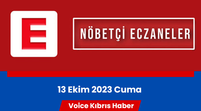 Nöbetçi eczaneler (13 Ekim 2023)
