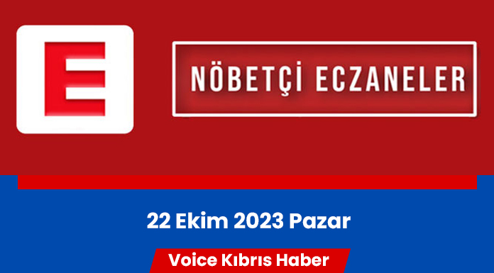 Nöbetçi eczaneler (22 Ekim 2023)