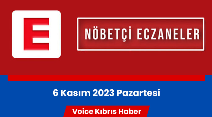 Nöbetçi eczaneler (6 Kasım 2023)