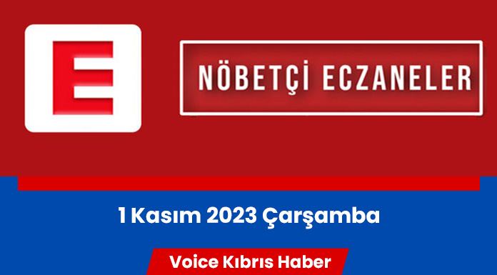 Nöbetçi eczaneler (1 Kasım 2023)