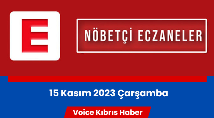 Nöbetçi eczaneler (15 Kasım 2023)