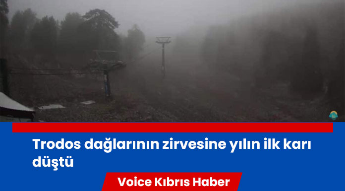 Trodos’a yılın ilk karı düştü