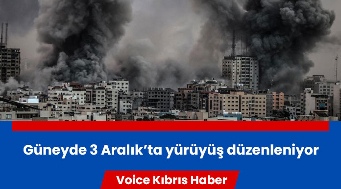 Gazze için yürüyüş yapılacak