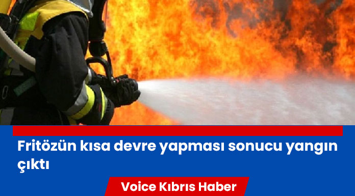Girne'de yangın!