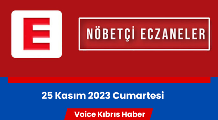 Nöbetçi eczaneler (25 Kasım 2023)
