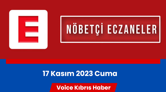 Nöbetçi eczaneler (17 Kasım 2023)