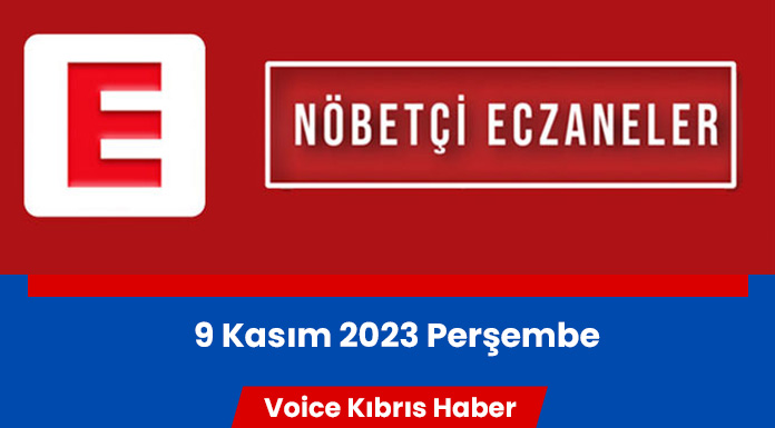 Nöbetçi eczaneler (9 Kasım 2023)