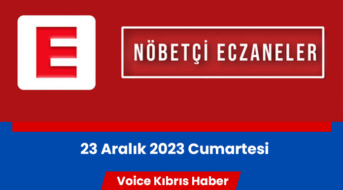 Nöbetçi eczaneler (23 Aralık 2023)