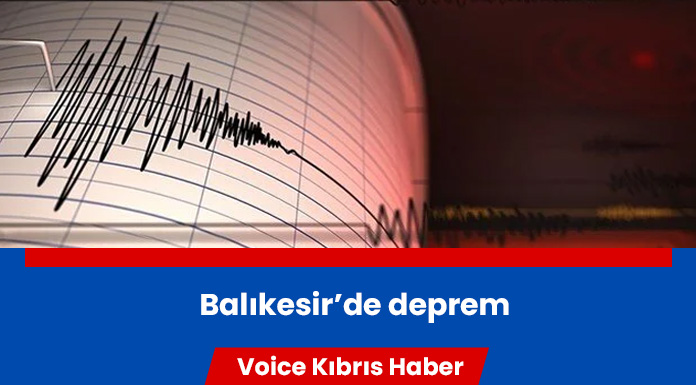 Balıkesir'de deprem meydana geldi!